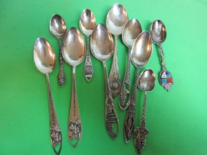 STERLING SILVER COLLECTOR SPOONS