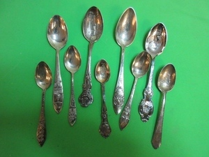 STERLING SILVER COLLECTOR SPOONS