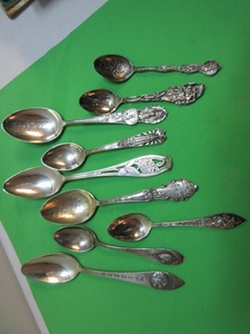 STERLING SILVER COLLECTOR SPOONS