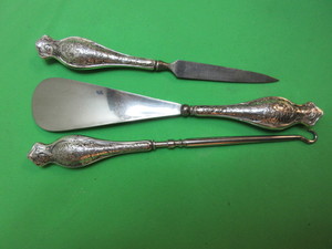 ANTIQUE STERLING PERSONAL CARE TOOLS