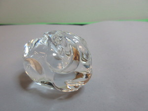 STEUBEN GLASS BIG HORN SHEEP OR RAM
