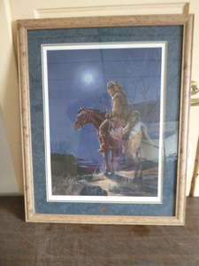 lot 10 image: Hunters Moon Print by Marion Anderson
