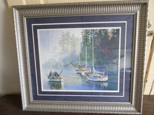 lot 15 image: Sail Boat Print by Kiff Holland