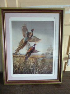 lot 20 image: Pheasants Print by James A. Meger