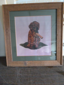 lot 37 image: Dog Print by Les Anderson Jr.