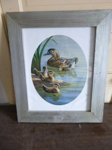 lot 42 image: Mama and Ducklings Print by James A. Meger