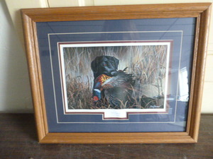 lot 50 image: Bird Season Print by Jim Hansel