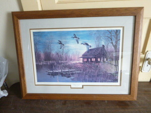 lot 65 image: Passing Through Print by Jim Hansel
