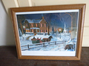 lot 69 image: Home for the Holidays Print by Jim Hansel