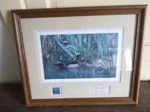 lot 79 image: Wood Ducks Print by Gerry Ellis