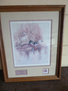lot 80 image: Wood Ducks Print by Anni Moller