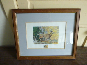 lot 81 image: Deer Print by Ned Smith