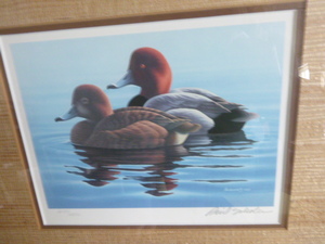 lot 96 image: 1982 Minnesota Migratory Waterfowl Stamp Print by Phil Scholer