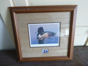 lot 97 image: 1994 Minnesota Migratory Waterfowl Stamp Print by Ed DuRose