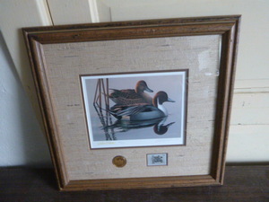 lot 101 image: U.S. Migratory Bird Hunting and conservation Stamp Print by Phil Scholer