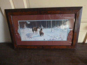 lot 107 image: Native American Print