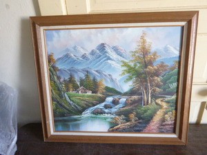 lot 111 image: Scenic Oil Print