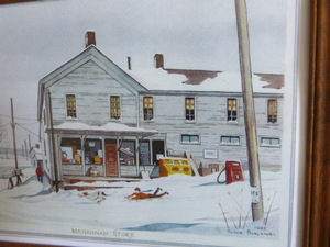lot 118 image: Manannah, Minnesota Store Print by Arden Burleigh