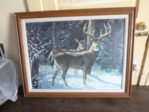 lot 123 image: Deer Print by Persis Clayton Weirs