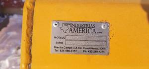 lot 5 image: 108 inch Snow Pusher Industrias America