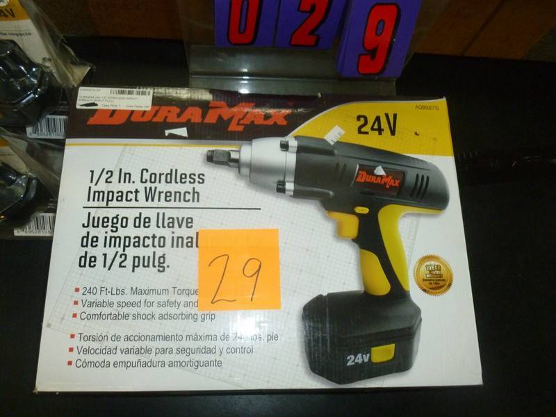 Duramax 24v 2025 impact wrench