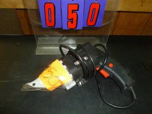 lot 50 image: Ironton 110 volt Sheet Metal Shear. As shown. SEE TERMS