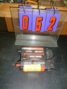 lot 52 image: Black & Decker 400 watt Power Inverter. As shown. SEE TERMS