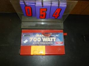 lot 54 image: Vector 700 watt Power Inverter. As shown. SEE TERMS