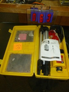 lot 63 image: Tool Shop Rotary Laser Level Kit. As shown. SEE TERMS