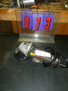 lot 73 image: Duramax 4 12 Angle Grinder. As shown. SEE TERMS