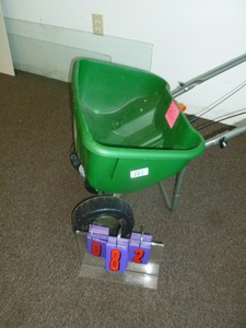 lot 82 image: Scotts DLX Broadcast Spreader. As shown. SEE TERMS