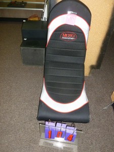 lot 104 image: Moto Boom Gaming Chair. As shown. SEE TERMS