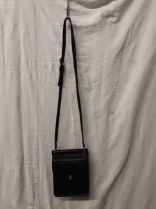 lot 6 image: Coach Genuine Leather Black Handbag