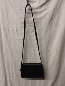 lot 12 image: Coach Genuine Leather Black Handbag