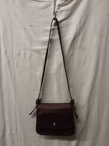 lot 43 image: Coach Genuine Leather Burgundy Color Handbag