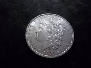 lot 5 image: 1880 Morgan Silver Dollar