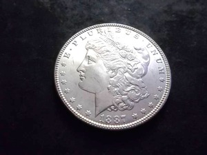 lot 12 image: 1887  Morgan Silver Dollar