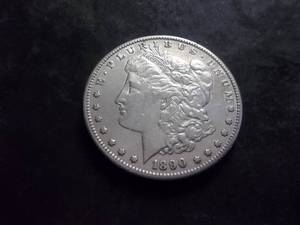 lot 18 image: 1890 S  Morgan Silver Dollar