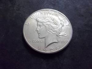 lot 36 image: 1926 S Silver Peace Dollar