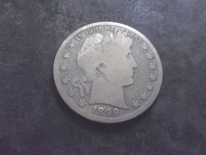 lot 47 image: 1899 Barber Half Dollar