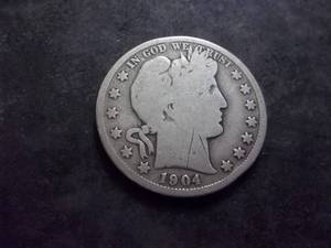 lot 49 image: 1904 Morgan Silver Dollar