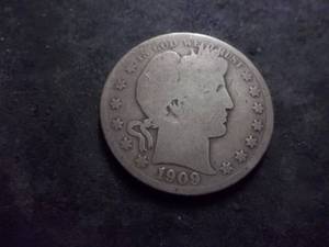 lot 53 image: 1909 Barber Half Dollar