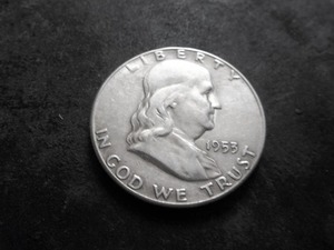 lot 83 image: 1953 S Franklin Half Dollar
