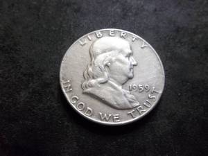 lot 93 image: 1959 Franklin Half Dollar