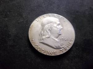 lot 97 image: 1961 Franklin Half Dollar