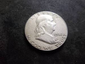 lot 99 image: 1962 Franklin Half Dollar