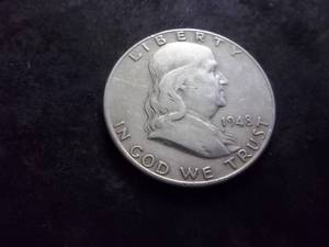 lot 69 image: 1948 Franklin Half Dollar