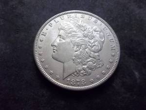 lot 3 image: 1878 CC Morgan Silver Dollar