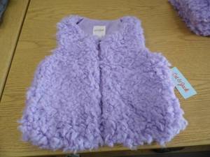 Lot of 10 Purple Wooly Vests