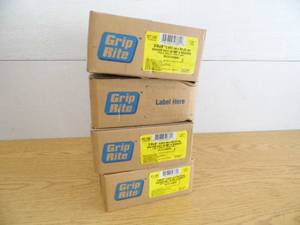Lot of 4 Grip Rite Anchor Bolts